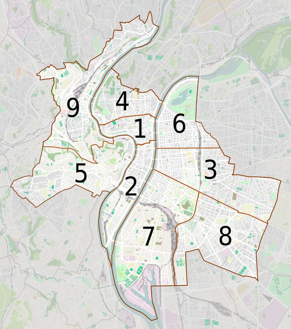 карта Ліён раёне