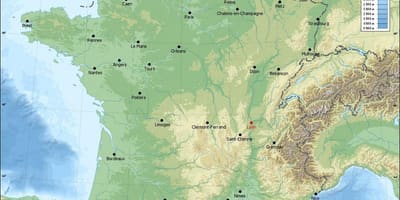 Ліён Францыя карта горада