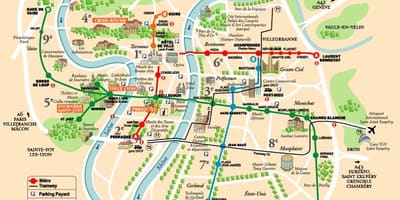 Карта пешаходная экскурсія па карце